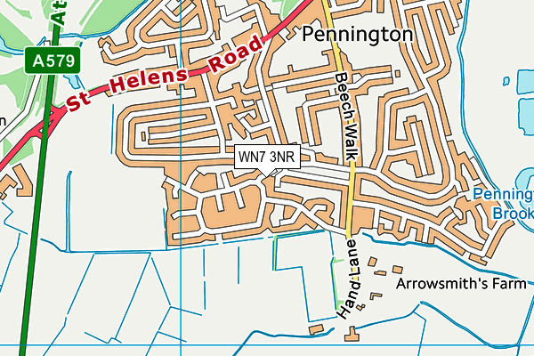 WN7 3NR map - OS VectorMap District (Ordnance Survey) WN7 3NR map - OS VectorMap District (Ordnance Survey)