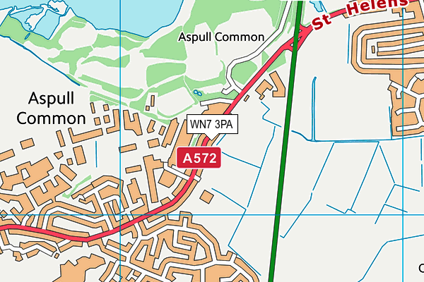 WN7 3PA map - OS VectorMap District (Ordnance Survey) WN7 3PA map - OS VectorMap District (Ordnance Survey)