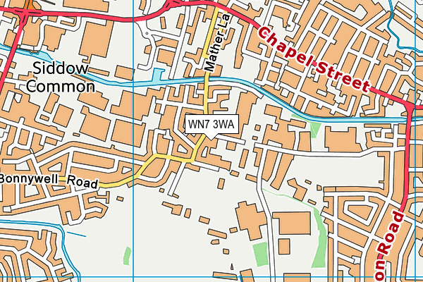 WN7 3WA map - OS VectorMap District (Ordnance Survey) WN7 3WA map - OS VectorMap District (Ordnance Survey)