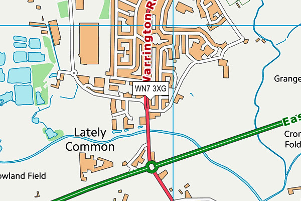 WN7 3XG map - OS VectorMap District (Ordnance Survey) WN7 3XG map - OS VectorMap District (Ordnance Survey)