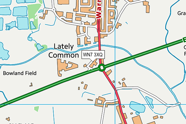 WN7 3XQ map - OS VectorMap District (Ordnance Survey) WN7 3XQ map - OS VectorMap District (Ordnance Survey)
