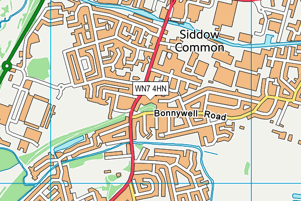 WN7 4HN map - OS VectorMap District (Ordnance Survey) WN7 4HN map - OS VectorMap District (Ordnance Survey)
