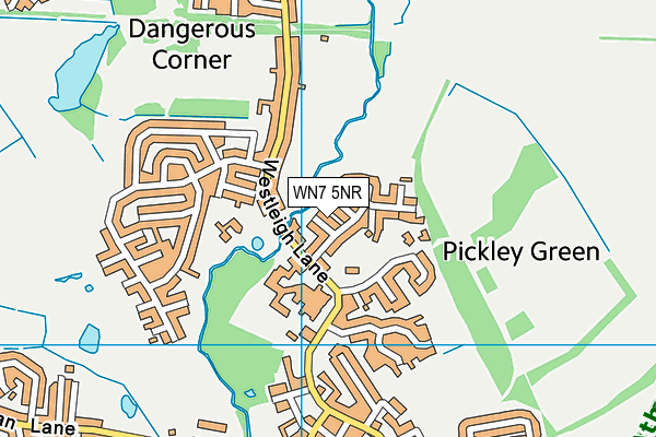 WN7 5NR map - OS VectorMap District (Ordnance Survey) WN7 5NR map - OS VectorMap District (Ordnance Survey)