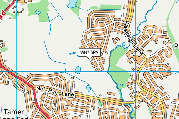 WN7 5PA map - OS VectorMap District (Ordnance Survey) WN7 5PA map - OS VectorMap District (Ordnance Survey)