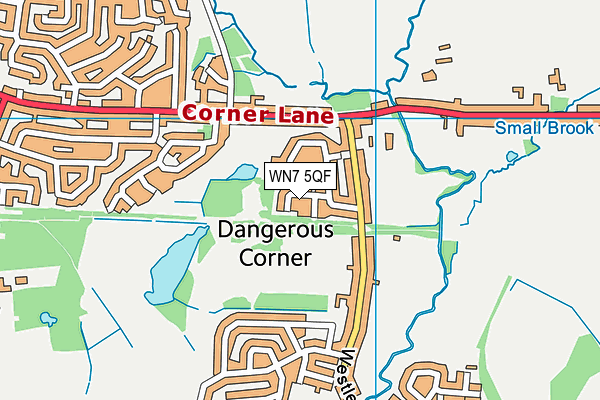 WN7 5QF map - OS VectorMap District (Ordnance Survey) WN7 5QF map - OS VectorMap District (Ordnance Survey)