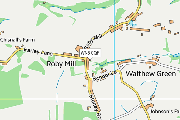 WN8 0QF map - OS VectorMap District (Ordnance Survey) WN8 0QF map - OS VectorMap District (Ordnance Survey)