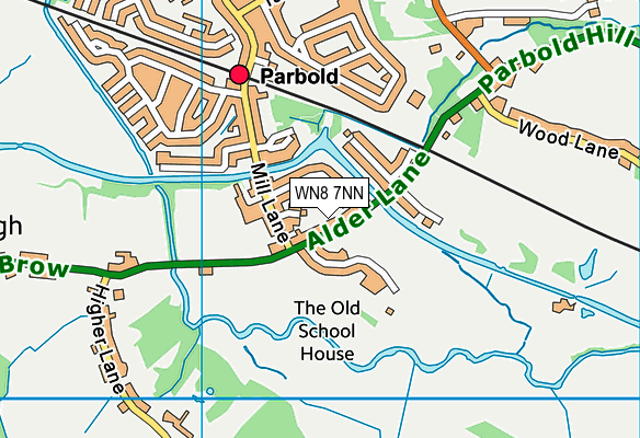 WN8 7NN map - OS VectorMap District (Ordnance Survey) WN8 7NN map - OS VectorMap District (Ordnance Survey)
