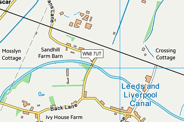 WN8 7UT map - OS VectorMap District (Ordnance Survey) WN8 7UT map - OS VectorMap District (Ordnance Survey)