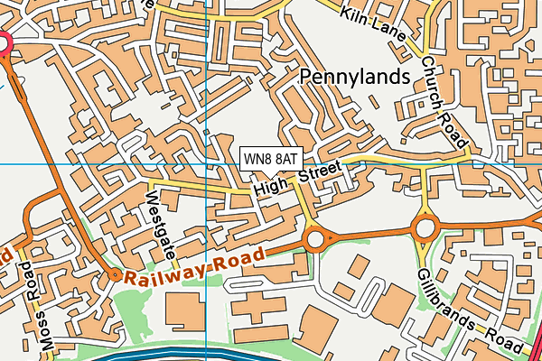 WN8 8AT maps, stats, and open data