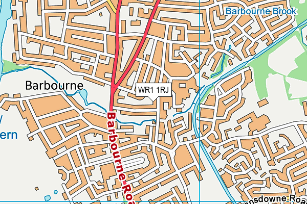 WR1 1RJ map - OS VectorMap District (Ordnance Survey) WR1 1RJ map - OS VectorMap District (Ordnance Survey)