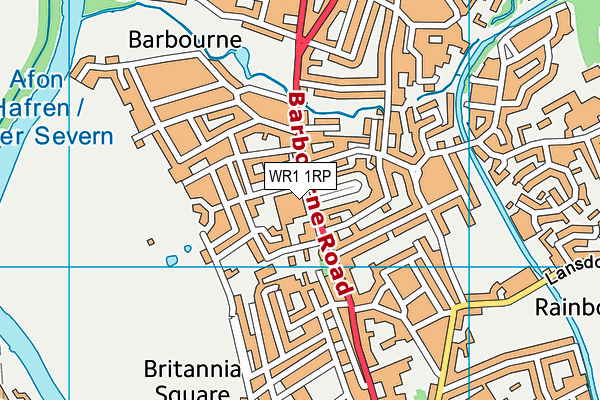 WR1 1RP map - OS VectorMap District (Ordnance Survey) WR1 1RP map - OS VectorMap District (Ordnance Survey)