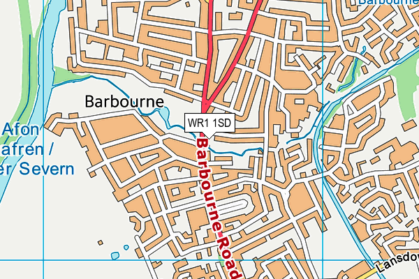 WR1 1SD map - OS VectorMap District (Ordnance Survey) WR1 1SD map - OS VectorMap District (Ordnance Survey)