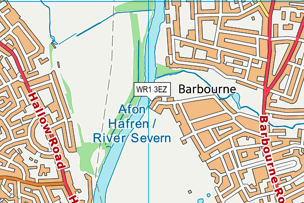 WR1 3EZ map - OS VectorMap District (Ordnance Survey) WR1 3EZ map - OS VectorMap District (Ordnance Survey)