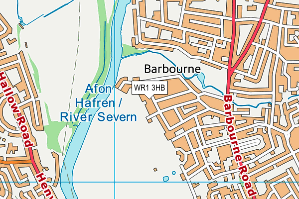 WR1 3HB map - OS VectorMap District (Ordnance Survey) WR1 3HB map - OS VectorMap District (Ordnance Survey)