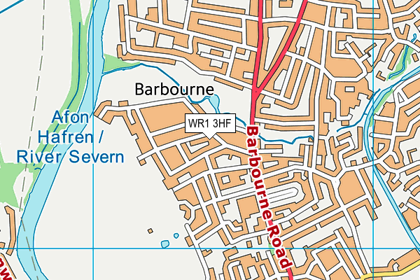 WR1 3HF map - OS VectorMap District (Ordnance Survey) WR1 3HF map - OS VectorMap District (Ordnance Survey)