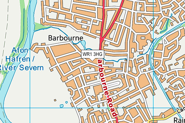 WR1 3HG map - OS VectorMap District (Ordnance Survey) WR1 3HG map - OS VectorMap District (Ordnance Survey)