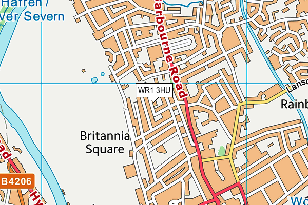 WR1 3HU map - OS VectorMap District (Ordnance Survey) WR1 3HU map - OS VectorMap District (Ordnance Survey)