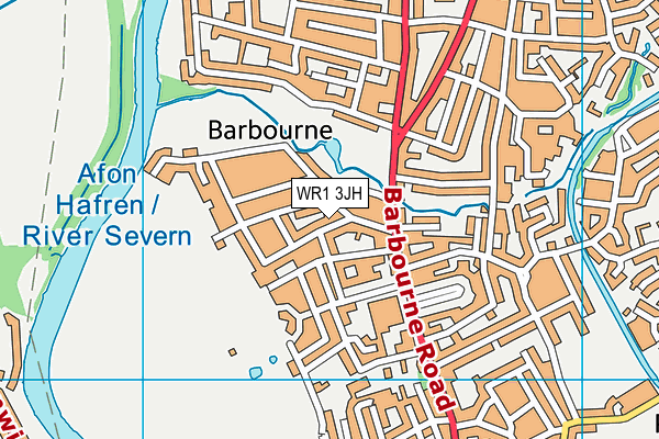 WR1 3JH map - OS VectorMap District (Ordnance Survey) WR1 3JH map - OS VectorMap District (Ordnance Survey)
