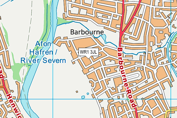 WR1 3JL map - OS VectorMap District (Ordnance Survey) WR1 3JL map - OS VectorMap District (Ordnance Survey)