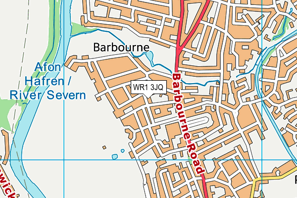 WR1 3JQ map - OS VectorMap District (Ordnance Survey) WR1 3JQ map - OS VectorMap District (Ordnance Survey)