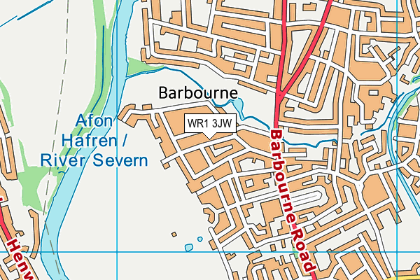 WR1 3JW map - OS VectorMap District (Ordnance Survey) WR1 3JW map - OS VectorMap District (Ordnance Survey)