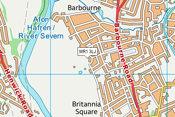 WR1 3LJ map - OS VectorMap District (Ordnance Survey) WR1 3LJ map - OS VectorMap District (Ordnance Survey)
