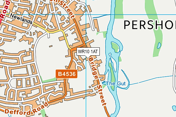 WR10 1AT map - OS VectorMap District (Ordnance Survey) WR10 1AT map - OS VectorMap District (Ordnance Survey)