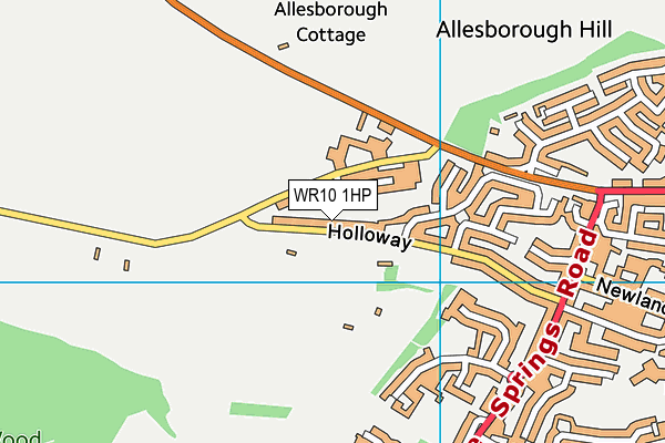 WR10 1HP map - OS VectorMap District (Ordnance Survey) WR10 1HP map - OS VectorMap District (Ordnance Survey)