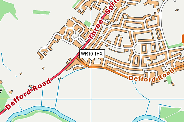 WR10 1HX map - OS VectorMap District (Ordnance Survey) WR10 1HX map - OS VectorMap District (Ordnance Survey)