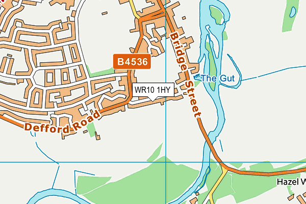 WR10 1HY map - OS VectorMap District (Ordnance Survey) WR10 1HY map - OS VectorMap District (Ordnance Survey)