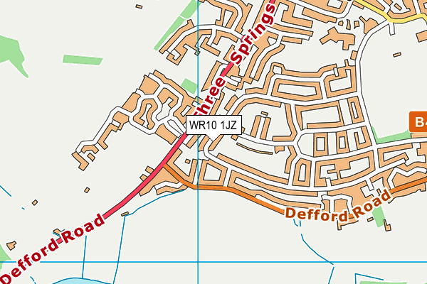 WR10 1JZ map - OS VectorMap District (Ordnance Survey) WR10 1JZ map - OS VectorMap District (Ordnance Survey)