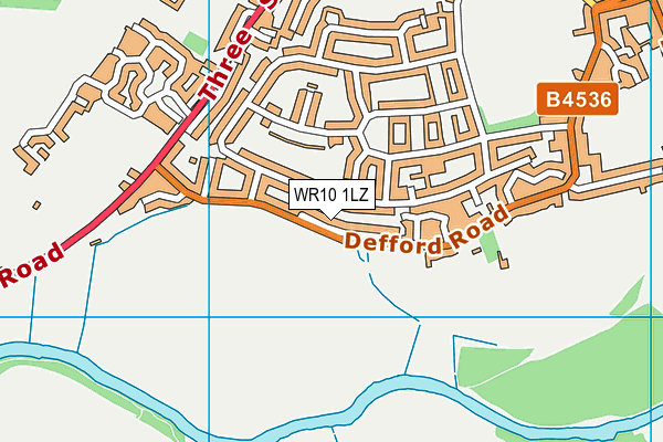 WR10 1LZ map - OS VectorMap District (Ordnance Survey) WR10 1LZ map - OS VectorMap District (Ordnance Survey)