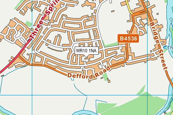WR10 1NA map - OS VectorMap District (Ordnance Survey) WR10 1NA map - OS VectorMap District (Ordnance Survey)