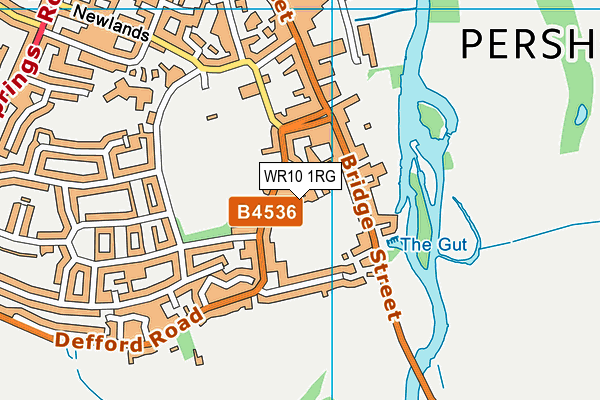 WR10 1RG map - OS VectorMap District (Ordnance Survey) WR10 1RG map - OS VectorMap District (Ordnance Survey)