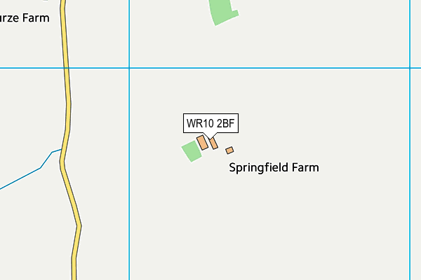 WR10 2BF map - OS VectorMap District (Ordnance Survey) WR10 2BF map - OS VectorMap District (Ordnance Survey)