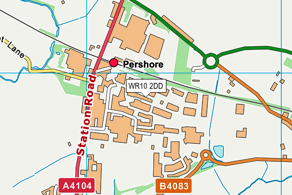 WR10 2DD map - OS VectorMap District (Ordnance Survey) WR10 2DD map - OS VectorMap District (Ordnance Survey)