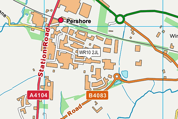 WR10 2JL map - OS VectorMap District (Ordnance Survey) WR10 2JL map - OS VectorMap District (Ordnance Survey)