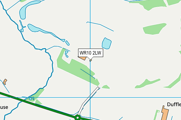 WR10 2LW map - OS VectorMap District (Ordnance Survey) WR10 2LW map - OS VectorMap District (Ordnance Survey)