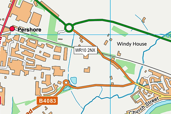WR10 2NX map - OS VectorMap District (Ordnance Survey) WR10 2NX map - OS VectorMap District (Ordnance Survey)