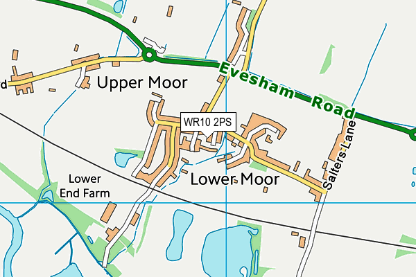 WR10 2PS map - OS VectorMap District (Ordnance Survey) WR10 2PS map - OS VectorMap District (Ordnance Survey)