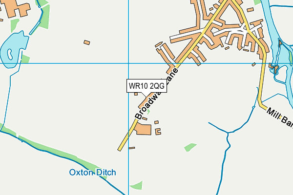 WR10 2QG map - OS VectorMap District (Ordnance Survey) WR10 2QG map - OS VectorMap District (Ordnance Survey)