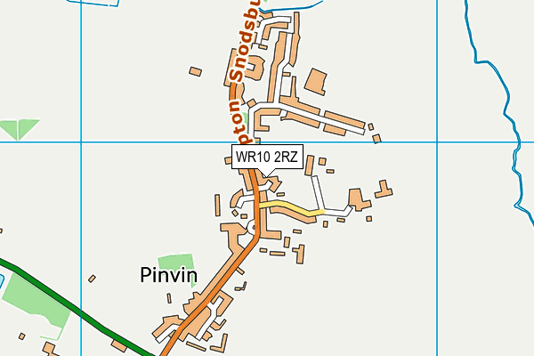 WR10 2RZ map - OS VectorMap District (Ordnance Survey) WR10 2RZ map - OS VectorMap District (Ordnance Survey)