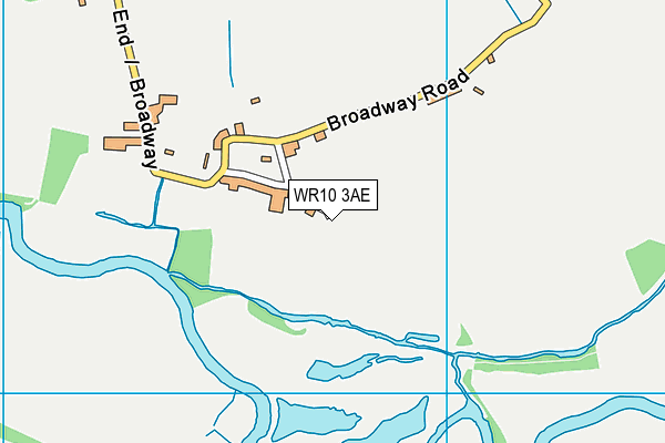 WR10 3AE map - OS VectorMap District (Ordnance Survey) WR10 3AE map - OS VectorMap District (Ordnance Survey)