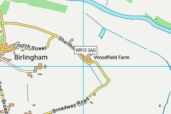 WR10 3AG map - OS VectorMap District (Ordnance Survey) WR10 3AG map - OS VectorMap District (Ordnance Survey)