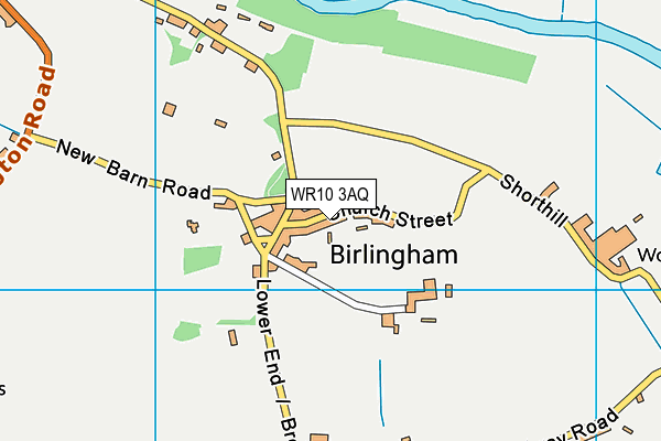 WR10 3AQ map - OS VectorMap District (Ordnance Survey)