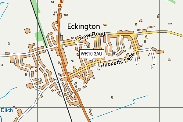 WR10 3AU map - OS VectorMap District (Ordnance Survey) WR10 3AU map - OS VectorMap District (Ordnance Survey)