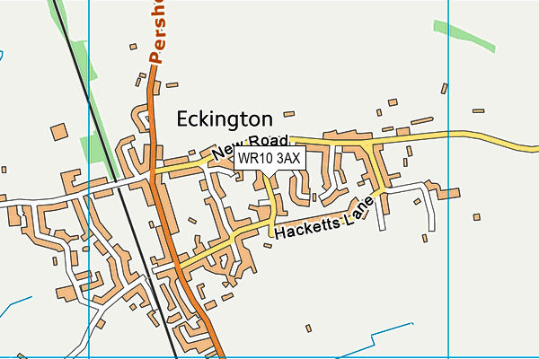 WR10 3AX map - OS VectorMap District (Ordnance Survey) WR10 3AX map - OS VectorMap District (Ordnance Survey)