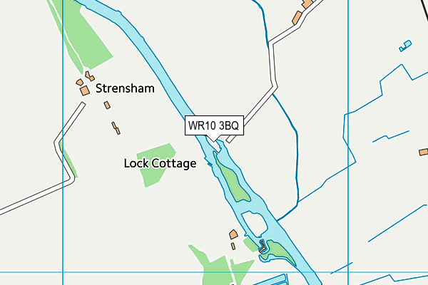 WR10 3BQ map - OS VectorMap District (Ordnance Survey) WR10 3BQ map - OS VectorMap District (Ordnance Survey)