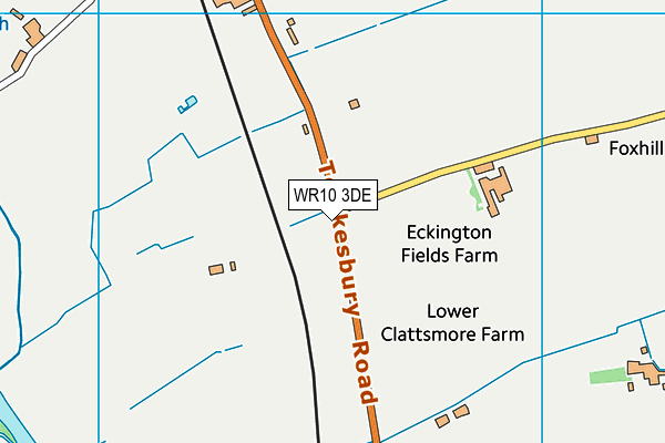 WR10 3DE map - OS VectorMap District (Ordnance Survey) WR10 3DE map - OS VectorMap District (Ordnance Survey)