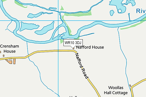 WR10 3DJ map - OS VectorMap District (Ordnance Survey)